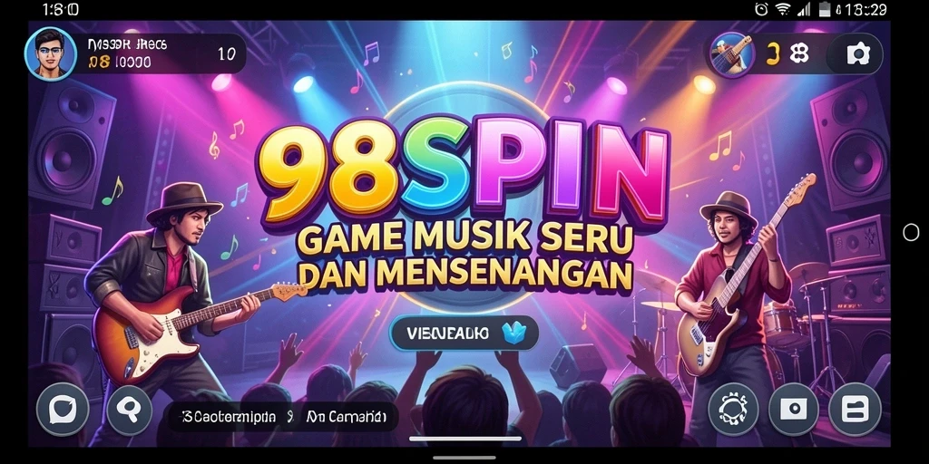Gameplay 98SPIN yang menarik dan penuh musik.