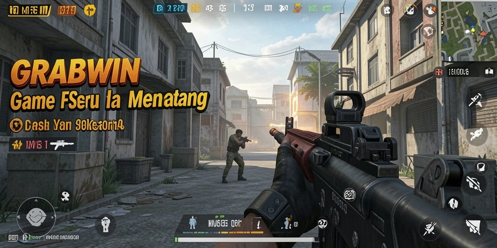 Tampilan gameplay menarik dari GRABWIN yang mengasyikkan.