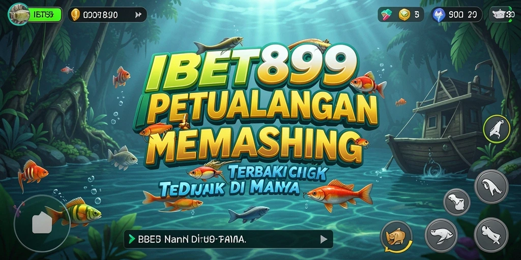 Tampilan gameplay IBET899 yang menampilkan aksi memancing seru.