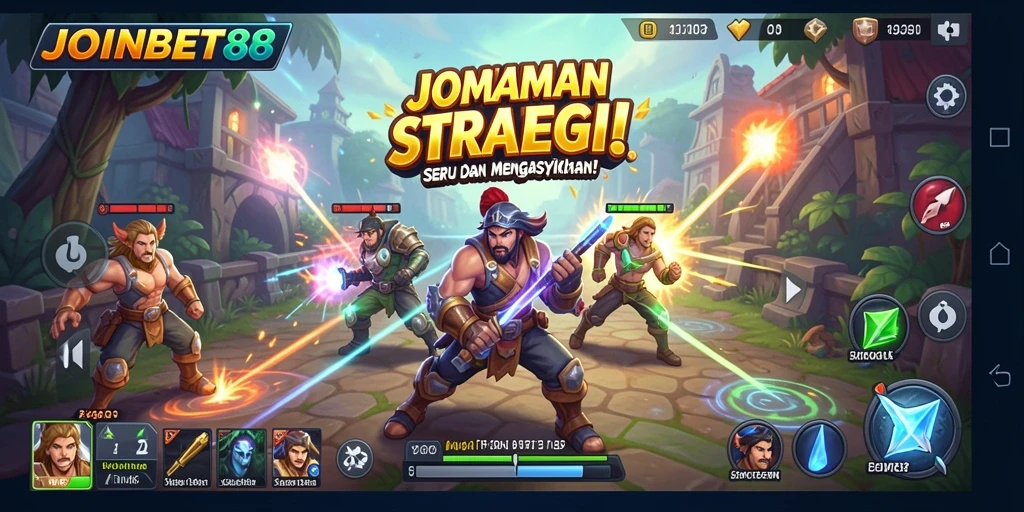 Tampilan gameplay seru dan strategi mendalam dalam JOINBET88.