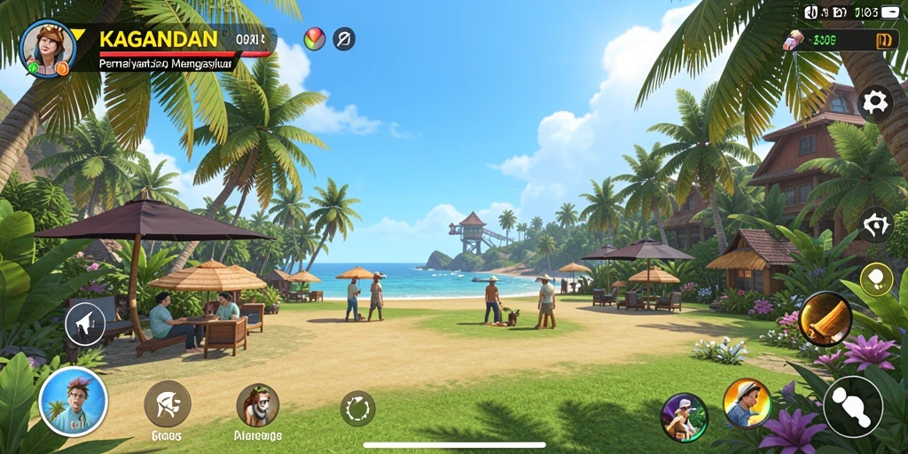 Screenshot utama KAGANDAN menunjukkan momen gameplay yang menyenangkan.